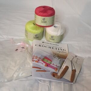 Hooks & Needles Spring 2024 Crochet Kit Perennial Blossom Yarn Hooks Patterns